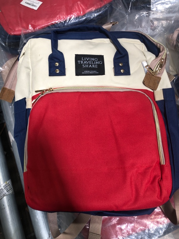 Photo 1 of INDIVIDUS Diaper Bag Backpack with Changing Station - Foldable Travel Baby Bag with Bassinet - Multifunctional Nappy Bag for Girls and Boys
