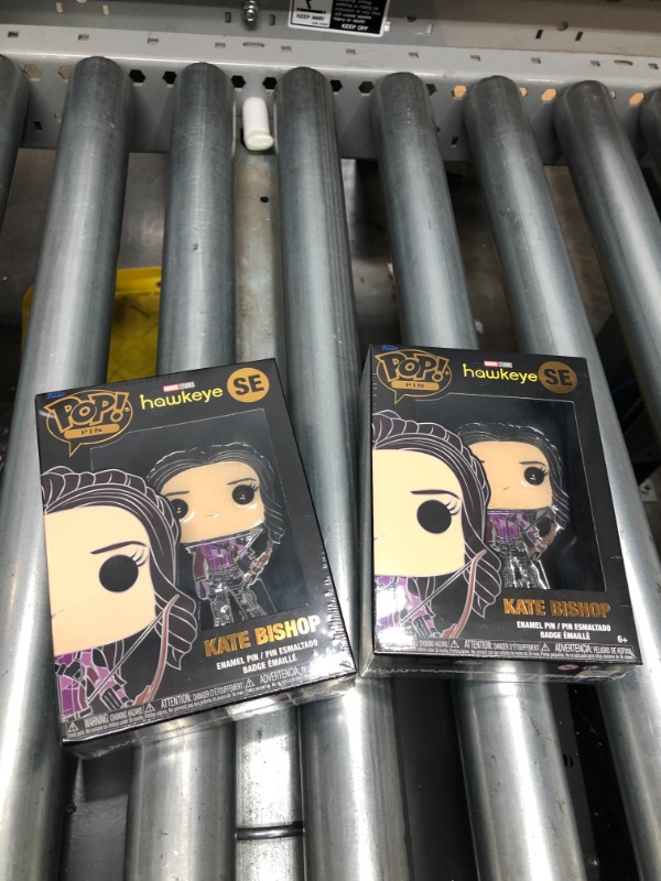 Photo 1 of 2 Packs of Funko Pop Pin Marvel Kate Bishop SE NEW SEALED ENAMAL GLOW IN DARK HAWKEYE GID