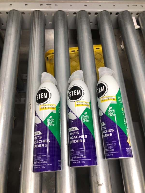 Photo 1 of 3 Packs of STEM Ant-Roach-Spider Aerosol - 10oz
