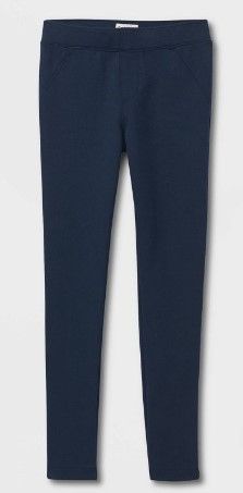 Photo 1 of Girls' Uniform Ponte Jeggings - Cat & Jack™ Navy
SIZE: S