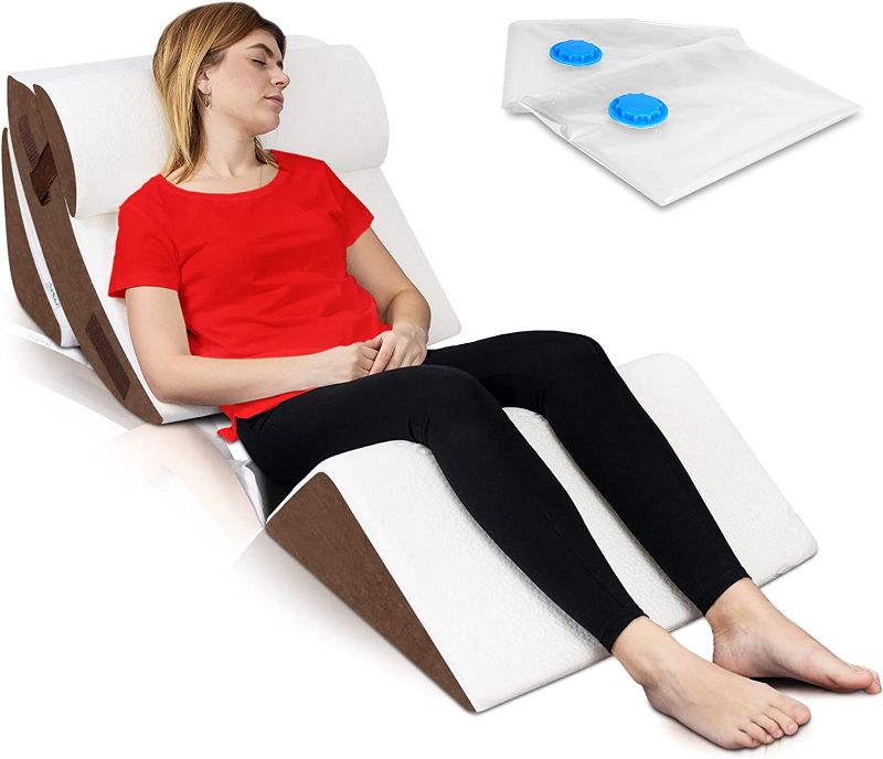 Photo 1 of (Incomplete - Only 2 Pieces) Lunix LX5 4pcs Orthopedic Bed Wedge Pillow Set