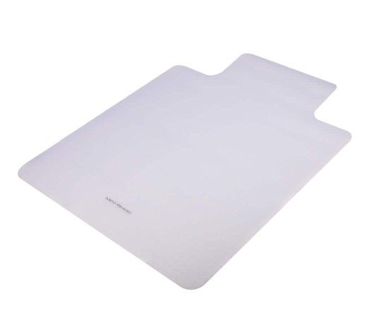 Photo 1 of Mind Reader Clear 36 in. x 48 in. Plastic Anti-Skid Office Chair Mat