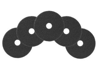 Photo 1 of 18" Black Floor Stripping Pads - Case of 5
