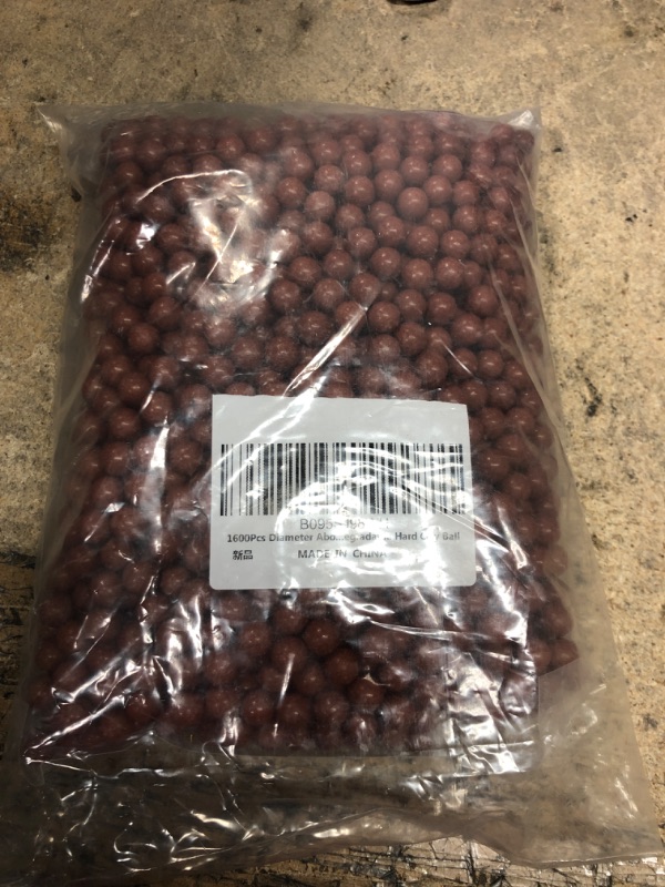 Photo 2 of 1600Pcs Diameter About 10mm Slingshot Ammo Ball Biodegradable Hard Clay Ball