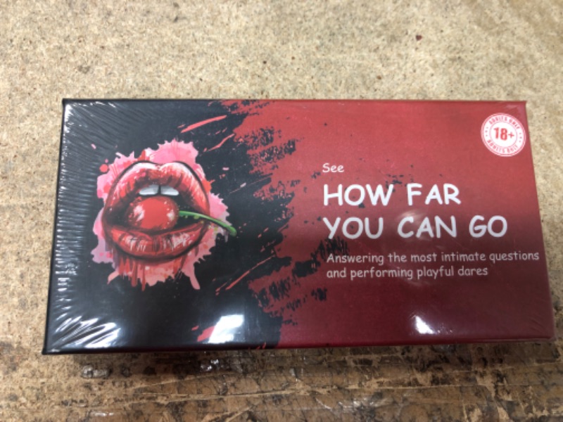 Photo 1 of How Far You Can Go: a Perfect Game for Couples to Get Closer & Party Groups T...
