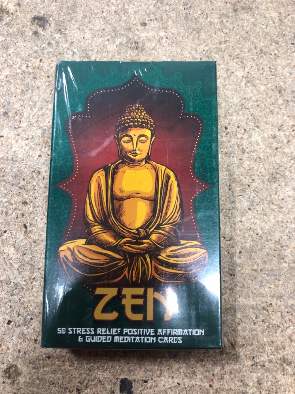 Photo 2 of Stress Relief Gifts For Women Meditation Accessories Anxiety Relief Items Stress Relief Self Care Package Woman Gifts Positive Affirmations Guided Meditation Cards For Natural Anxiety Relief Zen Cards