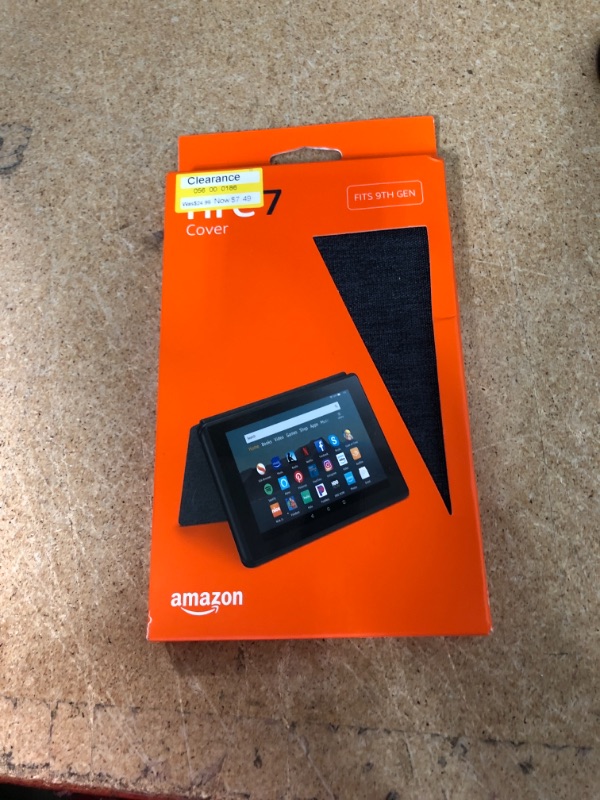 Photo 2 of Amazon Fire 7 Tablet Case (Compatible with 9th Generation 2019 Release) Charcoal Black