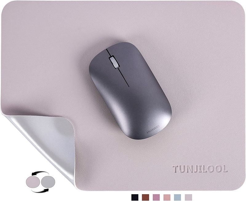 Photo 1 of 2 ITEM BUNDLE) Mouse Pad, Mouse Mat TUNJILOOL Round Mousepad 270 x 210mm for Computer Laptop Home and Office + Kitchen Faucet Sink Splash Guard, Silicone Faucet Water Catcher Mat – Sink Draining Pad Behind Faucet, Grey Rubber Drying Mat for Kitchen & Bath