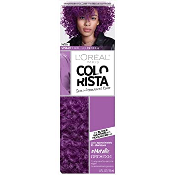 Photo 2 of (5 ITEM BUNDLE) L'Oreal Paris Colorista Metallic Semi Permanent Hair Color Kit for Light Blonde or Bleached Hair, Metallic Orchid Purple + 3 PACKS OF Goodnest Magic Wash Dissolving Soap Sheets - Pure Fragrance Free - 20ct + Ardell Lash Trios Eyelashes Com