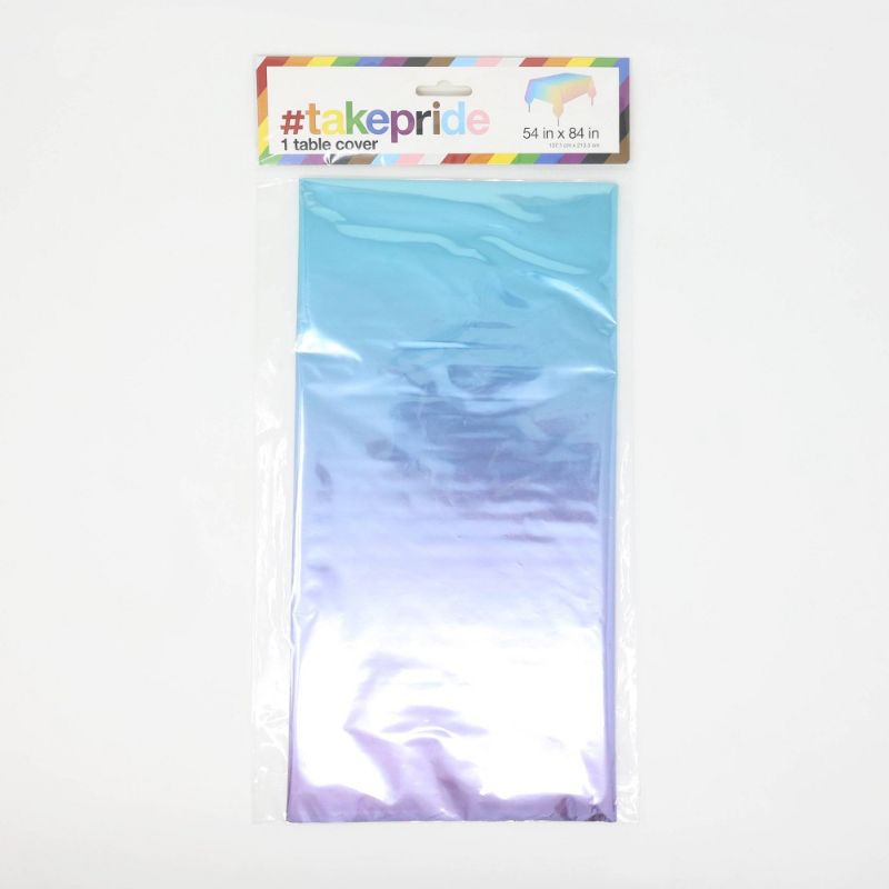 Photo 1 of 3 PACK LGBT Pride Table Cover Iridescent 54" X84"