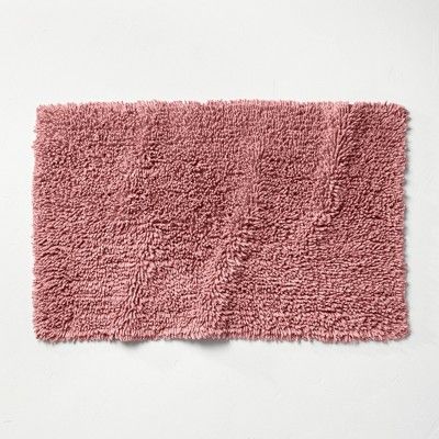 Photo 1 of 21"x34" Mélange Looped Bath Rug Rose - Casaluna™
