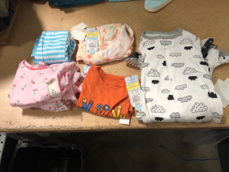 Photo 1 of ASSORTED TODDLER/BABY CLOTHES 8 ITEMS
SIZES: 9M-5T