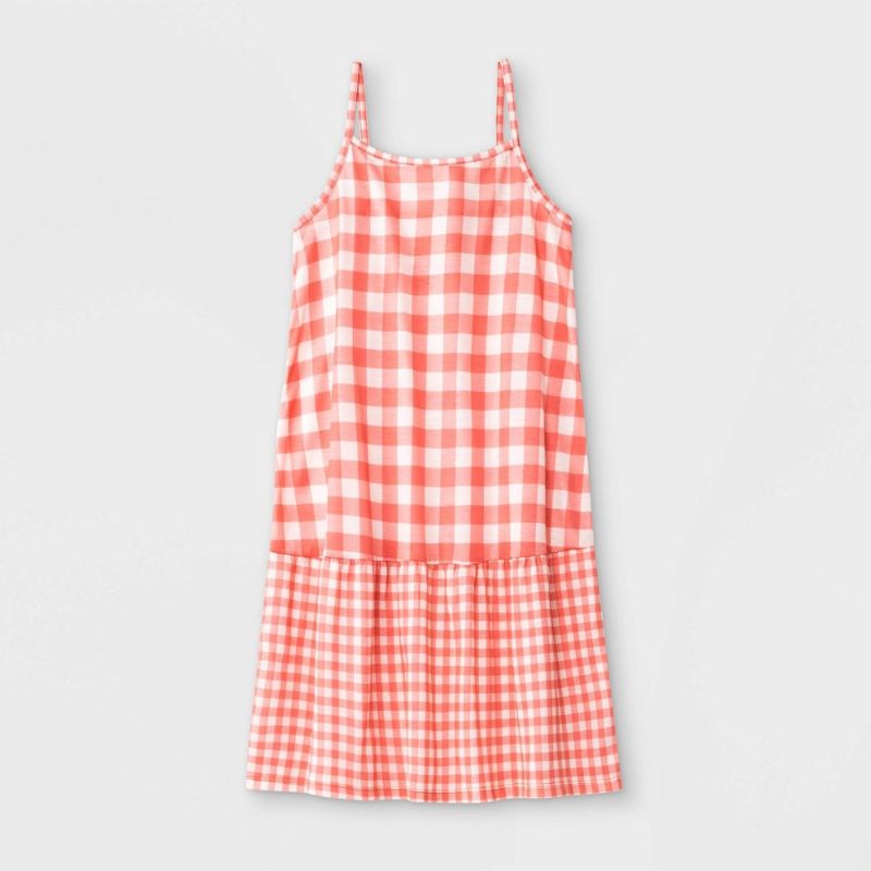 Photo 1 of 3 PACK Girs' Tie Gingham NightGown - Cat & Jack™
SIZE: L