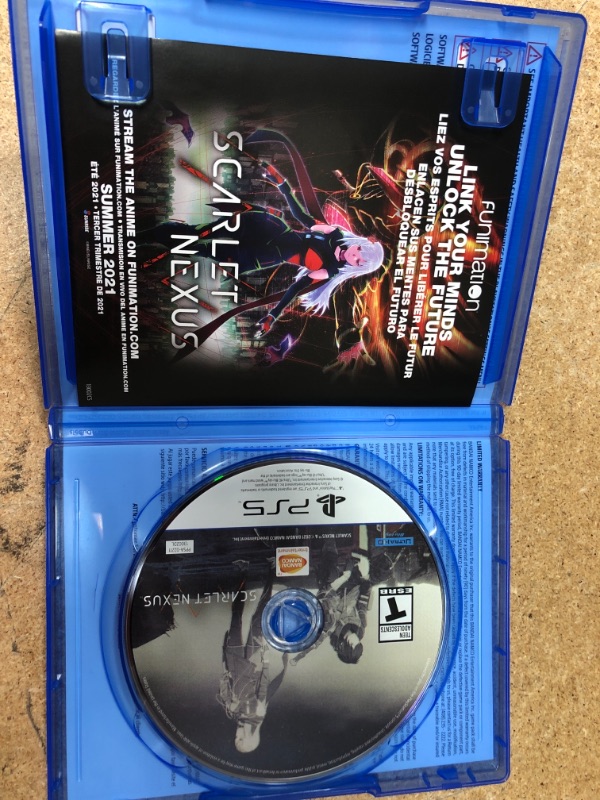 Photo 3 of Bandai Namco Scarlet Nexus (Ps5) (FACTORY SEAL OPENED FOR INSPECTION) 
