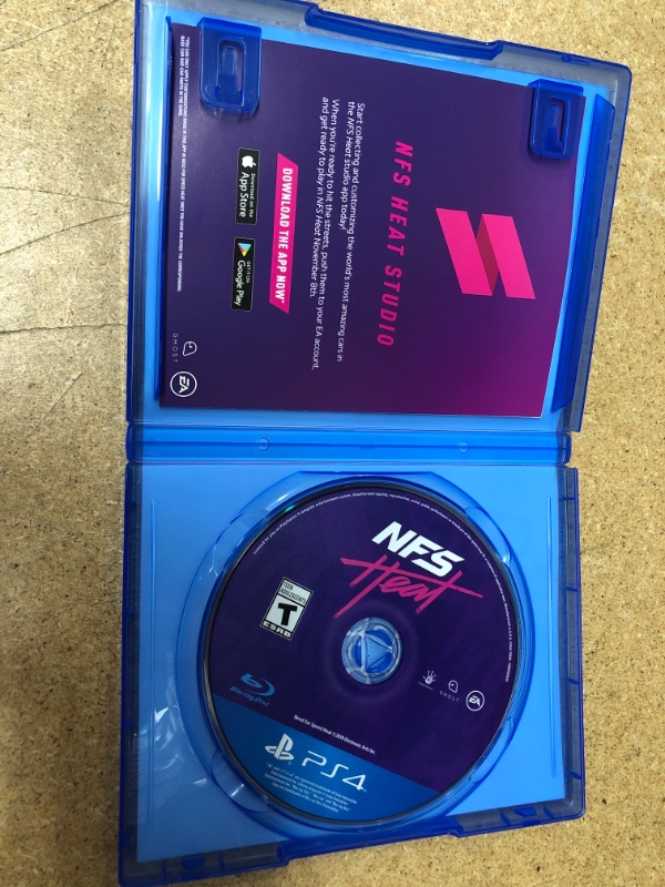 Photo 3 of Need For Speed: Heat - PlayStation 4 (FACTORY SEAL OPENED FOR INSPECTION) 