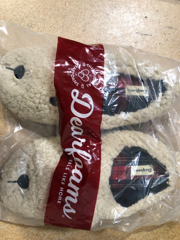 Photo 2 of Dearfoams Kids Rue Bear Clog Slippers
Size 2-3