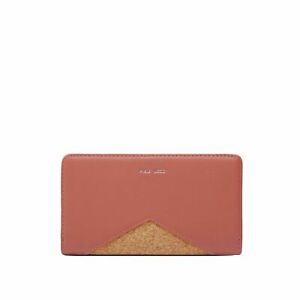 Photo 1 of Sophie 6.75 x 3.75 Vegan Leather Cork Snap Closure ID Card Wallet Desert Clay
