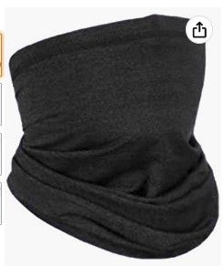 Photo 1 of 3 PACK Sun Protection Neck Gaiter Washable and Reusable Face Cover Dust from Dust Wind Bandana Balaclava Headwear and multiple wearing methods
