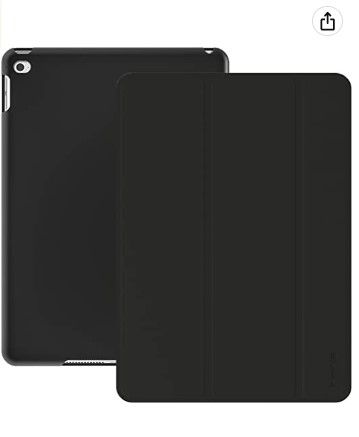 Photo 1 of iPad Air 2 Protective Case Smart Cover with Scratch-Resistant Lining & Auto Sleep/Wake Feature (Black)
