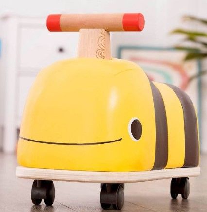 Photo 1 of B. toys Wooden Bee Ride-On - Boom Buggy

