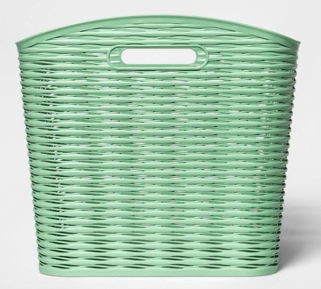 Photo 1 of (X6) Wave XL Curved Storage Bin Crisp Green - Room Essentials