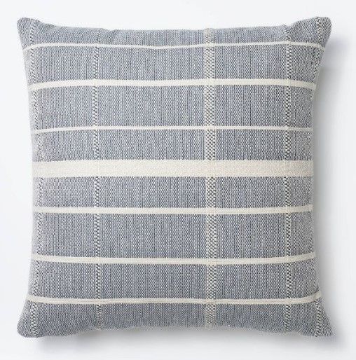 Photo 1 of (X2) Woven Striped Throw Pillow - Threshold designed with Studio McGee