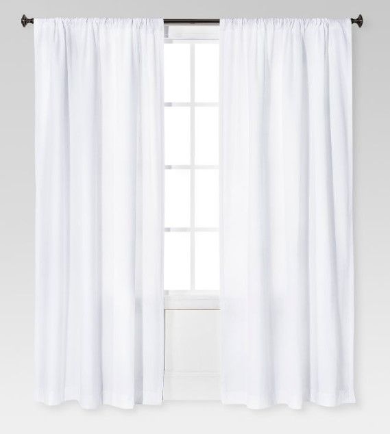 Photo 1 of 1pc Light Filtering Farrah Window Curtain Panel - Threshold