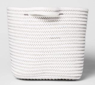 Photo 1 of (X2) Bath Basket Crate Off White - Brightroom