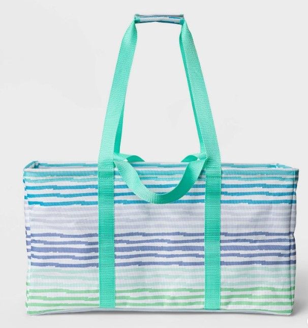 Photo 1 of (X3) Multipurpose Tote Teal - Sun Squad