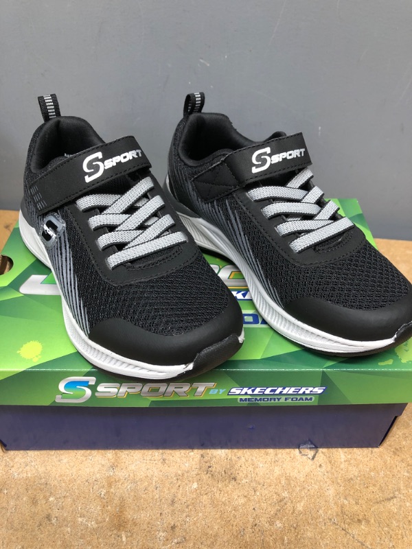 Photo 2 of Boys' S Sport by Skechers Xandor Performance Sneakers - Black/White
SIZE-5.5