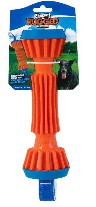 Photo 1 of (X2) Chuckit! Rugged Bumper Dog Toy - Orange

