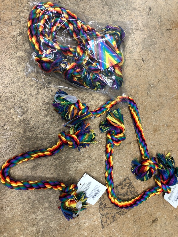 Photo 2 of (X6) Pride Rope Dog Toy