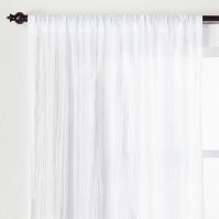 Photo 1 of 1pc Sheer Crushed Window Curtain Panel - Opalhouse™

