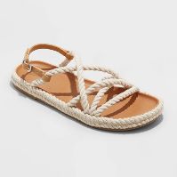 Photo 1 of ***Color white, Size: 9*** Women's Serena Rope Sandals - Universal Thread™

