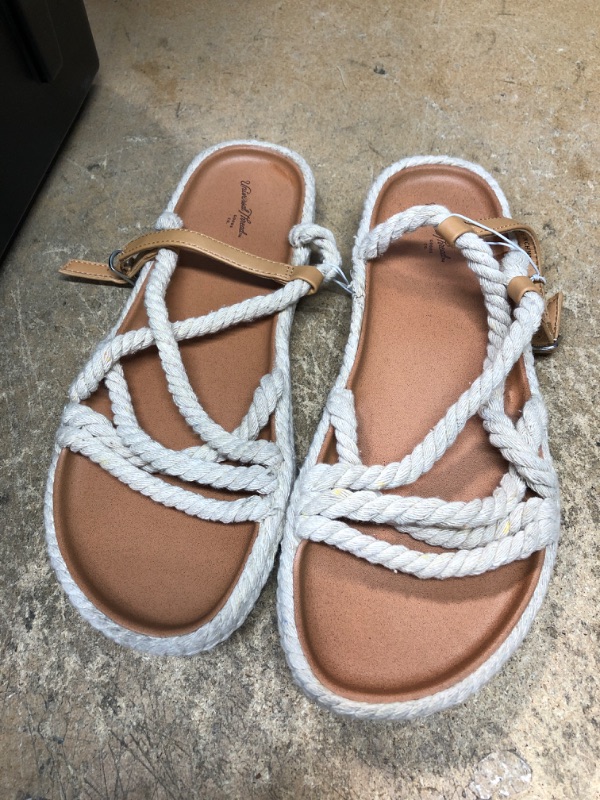 Photo 2 of ***Color white, Size: 9*** Women's Serena Rope Sandals - Universal Thread™

