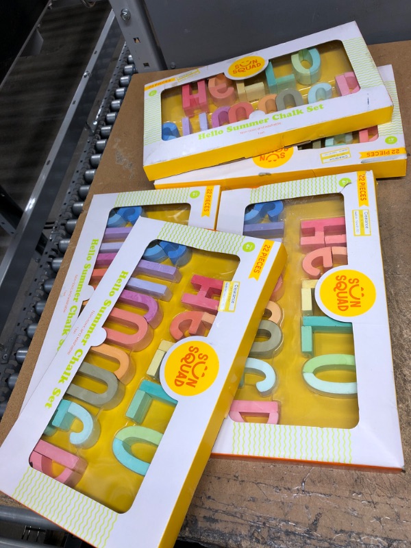 Photo 2 of ***5 Pack*** 22pc Hello Summer Chalk Set - Sun Squad
