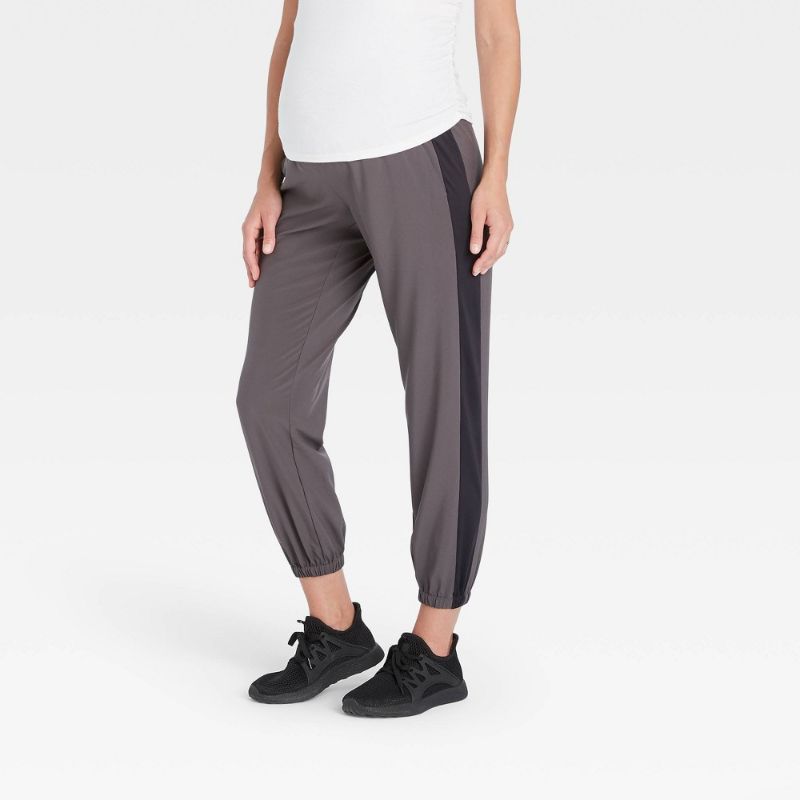 Photo 1 of ***Size: L*** Over Bey Stretch Woven Maternity Jogger Pants - Isabe Maternity by Ingrid & Isabe™
