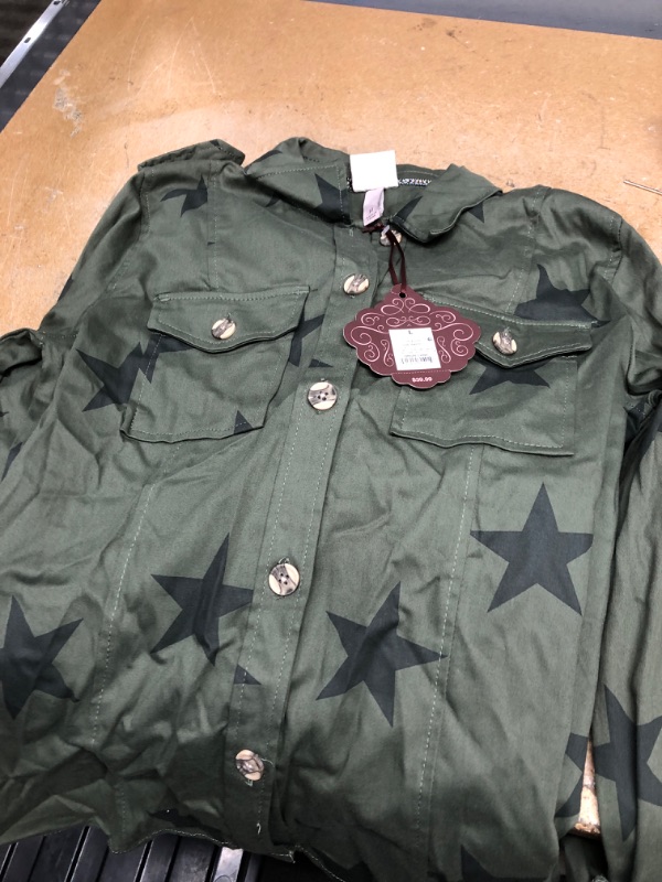 Photo 2 of ***Size: L*** Women's Utiity Jacket - Knox Rose™ Oive Green Star

