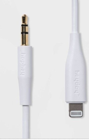 Photo 1 of heyday™ 3' Lightning to Aux (M) Cable - White

