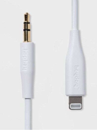 Photo 1 of heyday™ 3' Lightning to Aux (M) Cable - White

