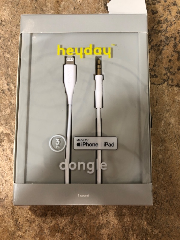 Photo 2 of heyday™ 3' Lightning to Aux (M) Cable - White

