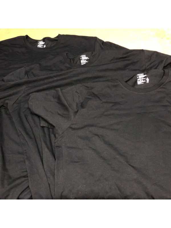 Photo 1 of 3 PACK BLACK JOCKEY UNDERSHIRTS