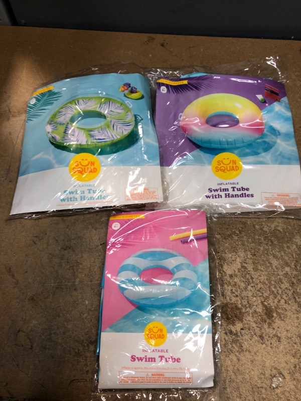 Photo 2 of  Swim Tube with Handles - Sun Squad™ Bundle of 3 

