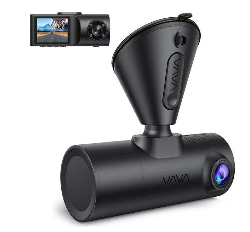 Photo 1 of VAVA Dual Dash Cam, 2K/1080P Front and Inside Dash Cam, 2.5K 1440P Single Front Car Camera with G-sensor, Parking Mode, Wi-Fi, Infrared Night Vision, GPS, App Control (Not included SD Card)
