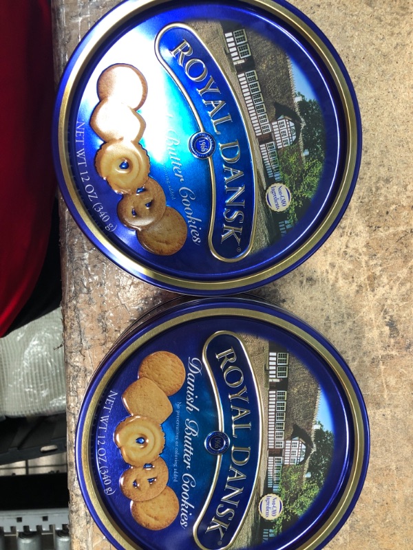 Photo 2 of 2 PACK-Royal Dansk Cookies, Danish Butter - 12 oz tin
 Best buy: May 17,2023