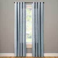 Photo 1 of 1pc Light Filtering Diamond Weave Window Curtain Panel - Threshold™

