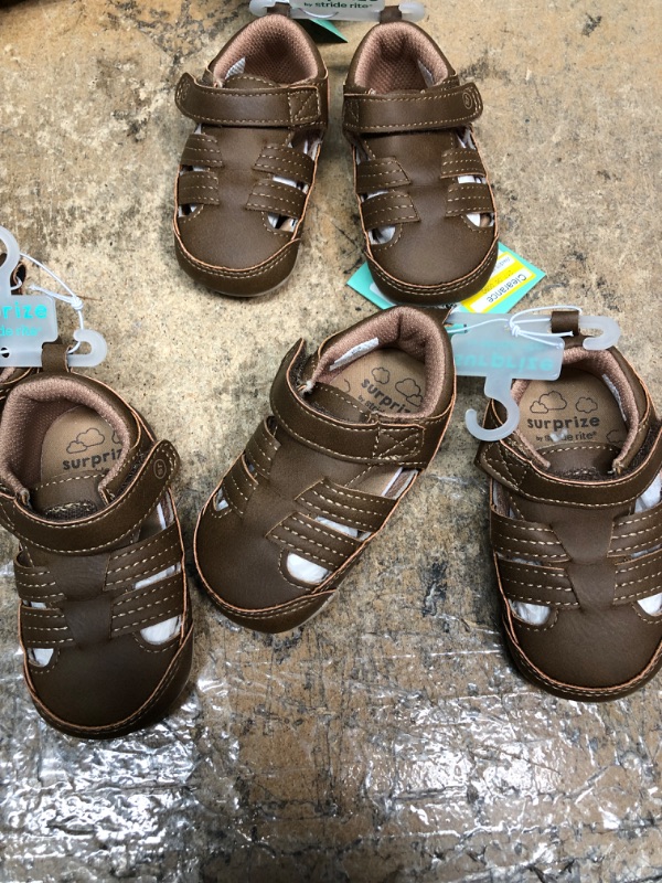 Photo 2 of 3 Baby Surprize by Stride Rite Kellyn Sandals - Tan   ASSORTED SIZES