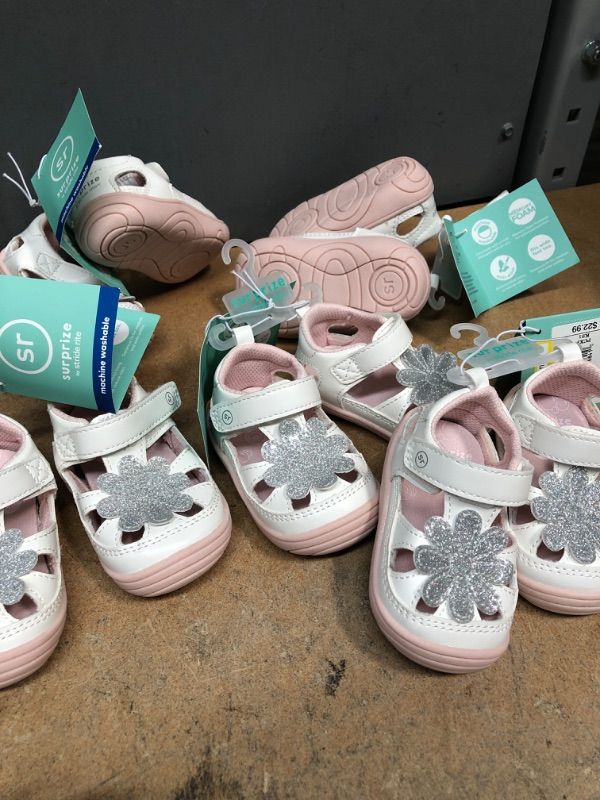 Photo 2 of 5CT  Baby Girls' Surprize by Stride Rite Flower Sandals ASSORTED SIZES
