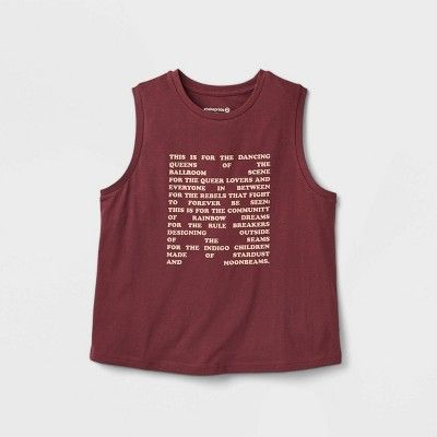 Photo 1 of 2 Packs of Pride Adult Blu Poem Muscle Tank Top - Red Size: XS