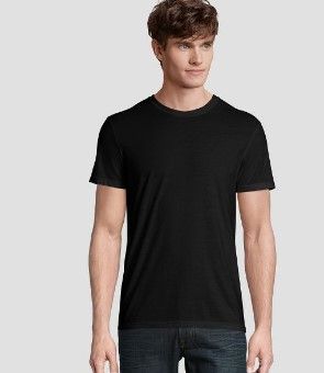 Photo 1 of 2 Packs of Hanes Men's T Shirt Black L